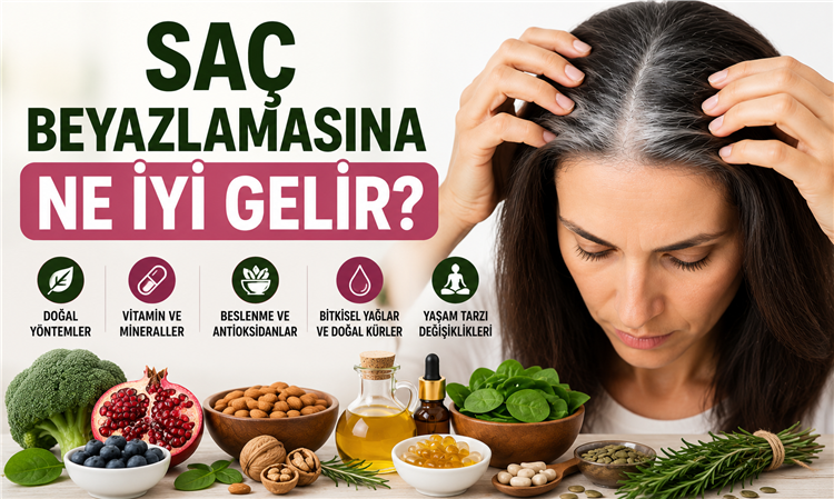 Saç Beyazlamasına Ne İyi Gelir