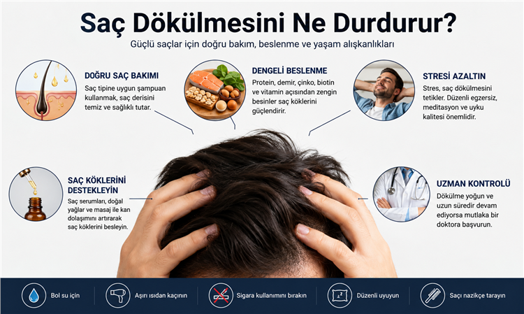Saç Dökülmesini Ne Durdurur